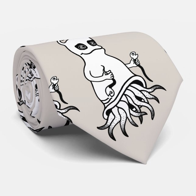 Corbata estampada con un personaje de cómic (Enrollado)