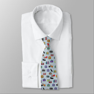 Corbata Estampada de Cámara de Fotógrafo