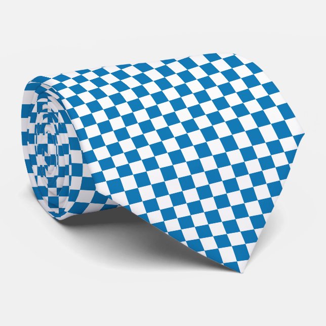 Corbata Estampado a cuadros (Enrollado)