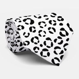 Corbata Estampado Animal B&W