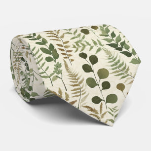 Corbata Estampado de Hojas Prensadas Botánicas – Estampa d