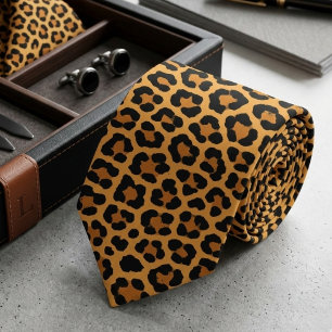 Corbata Estampado de leopardo / guepardo
