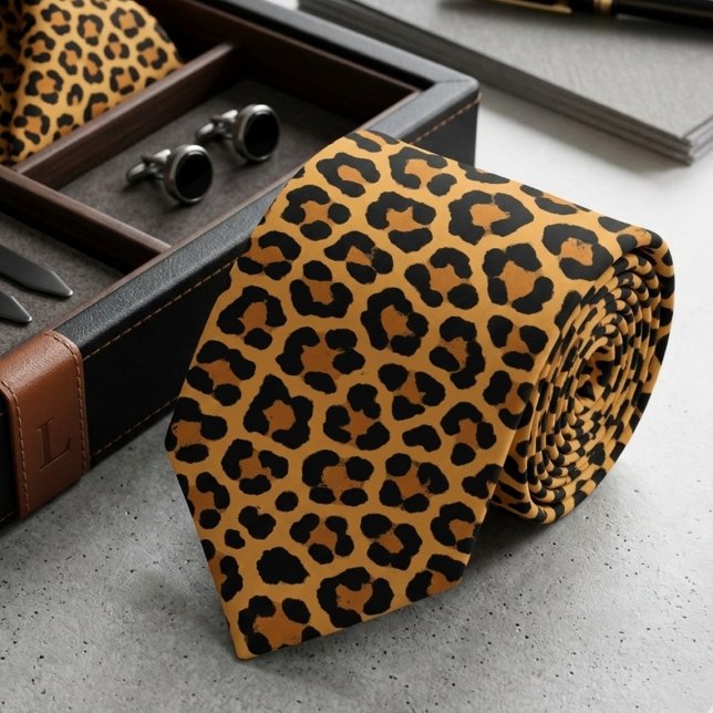 Corbata Estampado de leopardo / guepardo (Subido por el creador)