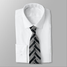 Corbata estampado de neumáticos gruñir