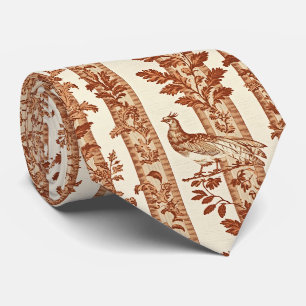 Corbata Estampado de Toile de Gallina Floral Heritage