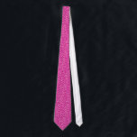 Corbata Estampado leopardo magenta y rosado<br><div class="desc">Un modelo del gran escala de los puntos del estampado leopardo consigue una torsión moderna en rosa rosado del girlie y pálido magenta del clavel.</div>
