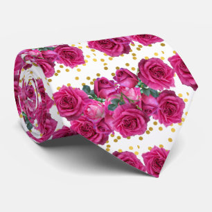 Corbata estandarte de rosas