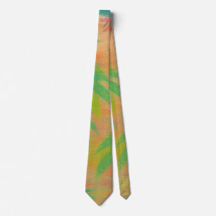 Corbata Estático tropical - Vibes de jungla resquebrajadas