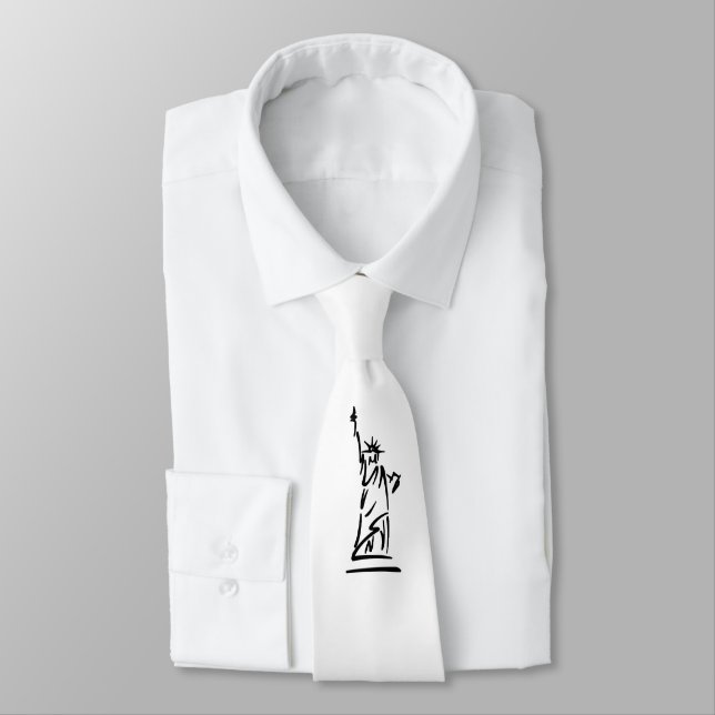 Corbata Estatua de la Libertad Nueva York (Atado)