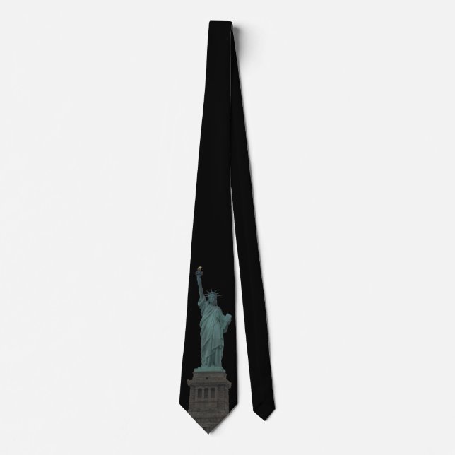 Corbata Estatua de la Libertad Tie NY City Souvenir Neckti (Anverso)