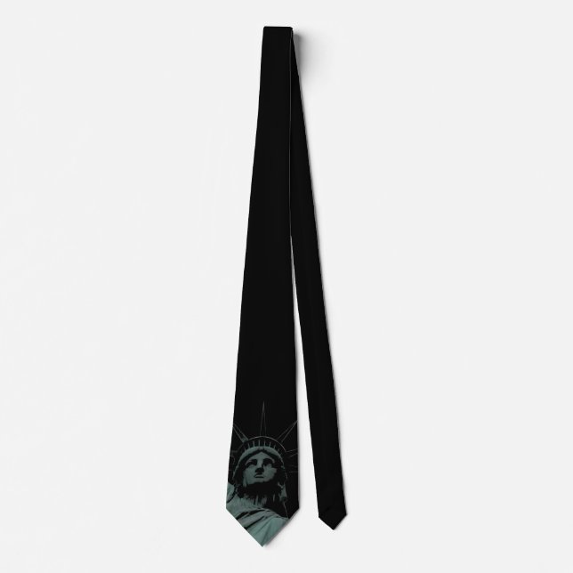 Corbata Estatua de la Libertad Tie NY City Souvenir Neckti (Anverso)