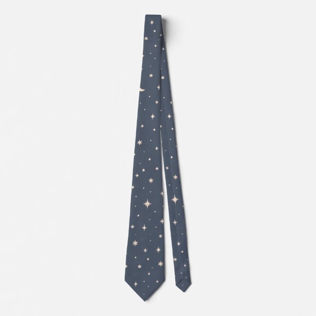 Corbata Estética de Patrón de Estrella Suave A (Anverso)