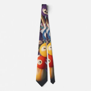 Corbata Estilo de Bola de Billar