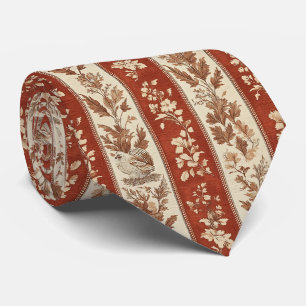 Corbata Estilo de Campo Francés Patrón de Gallina de Óxido