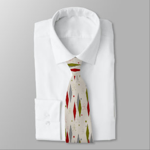 Corbata Estilo de los mediados de siglo del modelo de los