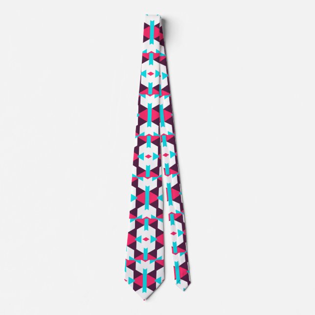 Corbata Estilo de novio azul lindo rosa (Anverso)