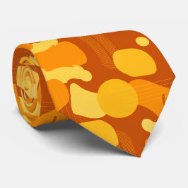 Corbata Estilo de terracota amarillo Naranja