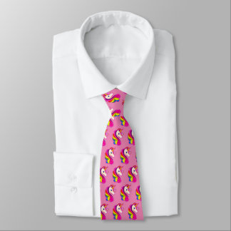 CORBATA ESTILO DE VINTAJE RETRO UNICORN PEGASUS HORSE NECK