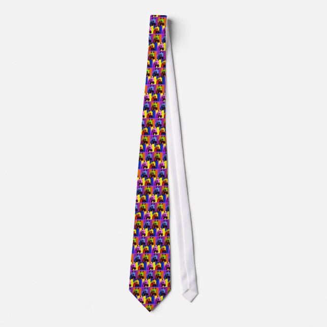 Corbata Estilo del arte pop del caballo (Anverso)