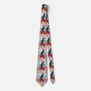 Corbata Estilo feo ido del punto del suéter del navidad d
