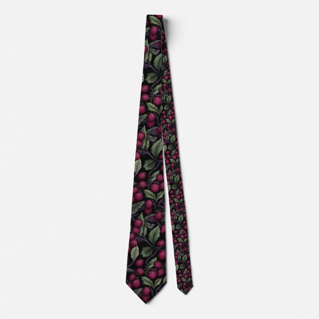 Corbata Estilo Impresionante para Novios Cereza (Anverso)