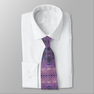 Corbata Estilo morado de boho