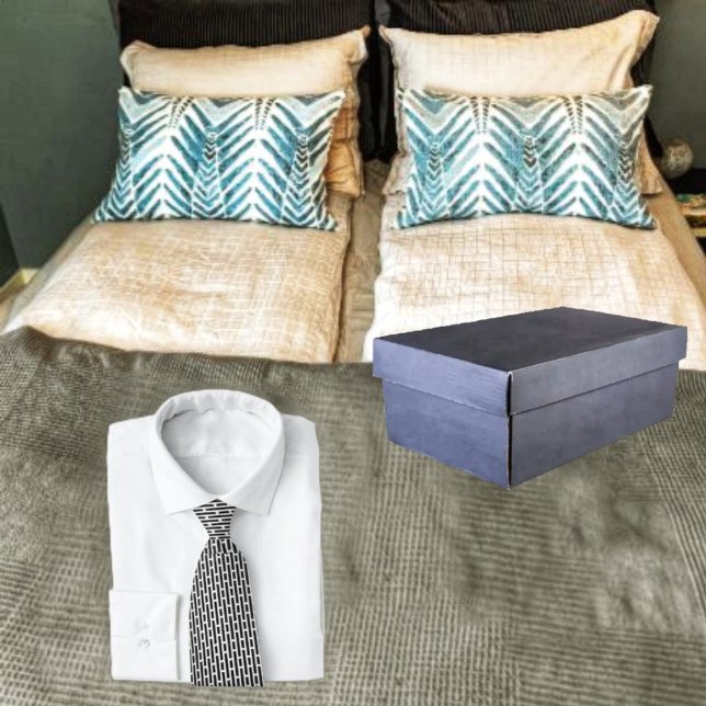 Corbata Estitch en asfalto (This Stitch In Asphalt design, is perfect for the office, and after hours!)