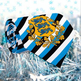 Corbata Estonia Lazos, moda, negocios de bandera estonia