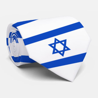 Corbata Estrella azul de la bandera de Israel Estrella de 
