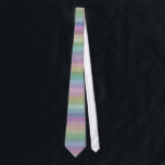 Corbata Estrella de arcoiris pastel<br><div class="desc">Se trata de un patrón bonito pastel,  con franjas de arcoiris de colores suaves.</div>