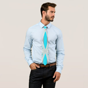 Corbata Estrella de copo de nieve de Navidades de invierno