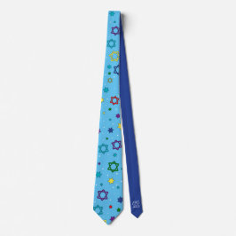 Corbata Estrella de David Tie - Azul claro