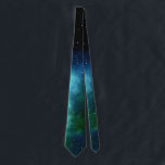 Corbata Estrella de la galaxia espacial<br><div class="desc">La galaxia espacial se ata con un cielo estrellado por la noche.</div>