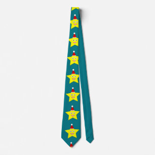 Corbata Estrella feliz de Navidades