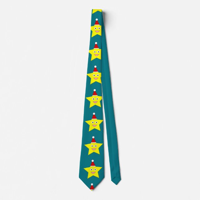 Corbata Estrella feliz de Navidades (Anverso)