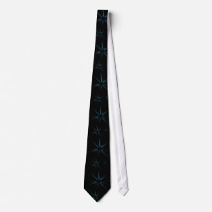 Corbata estrella,starburst, negro