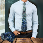 Corbata Estrella Verde azulada azul patrón de cuello<br><div class="desc">Echa un vistazo a esta hermosa corbata hecha con un patrón de estrella azul,  verde azulado y con sombra de rosa. Este patrón es gradiente y va a ir con gran cantidad de colores.</div>