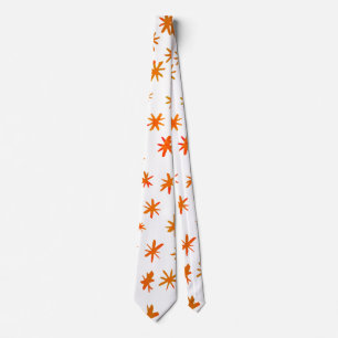 Corbata Estrellas acuáticas - naranja