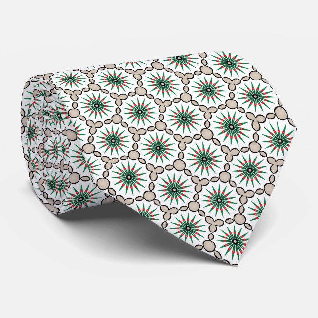 Corbata Estrellas de Navidad (Enrollado)