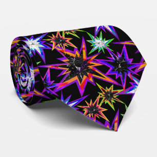 Corbata Estrellas en negro, estrellas .