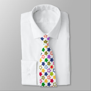 Corbata Estrellas multicolores