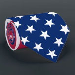 Corbata Estrellas patrióticas de la bandera de los EE.UU.<br><div class="desc">The American, Stars and Stripes, Old Glory, Star-Spangled Banner, USA Flag, cuello tie, para mostrar tu orgullo, patriotismo, amor. Una corbata de cuello 100% poliéster, con un acabado sedoso. Gran celebración del Día de la Independencia el 4 de julio, celebraciones del Día de la Conmemoración, mítines y campañas electorales en...</div>
