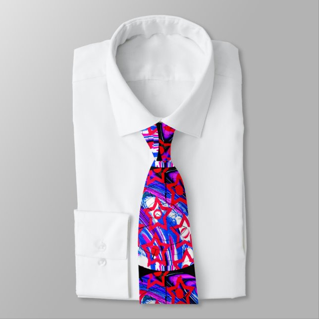 Corbata Estrellas rojas (Atado)