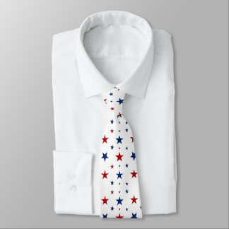 Corbata Estrellas Rojas y Azules 