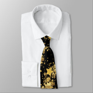 Corbata Estrellas Tie-Gold de los hombres