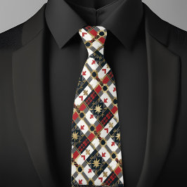 Corbata Estrellas y flechas colocadas