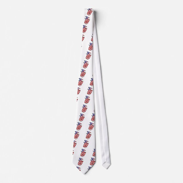 Corbata Estrellas y rayas Tuba (Anverso)