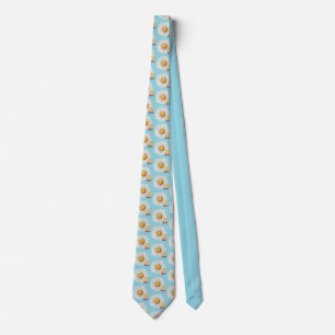 Corbata Estúa Luz Azul Daisy Necktie