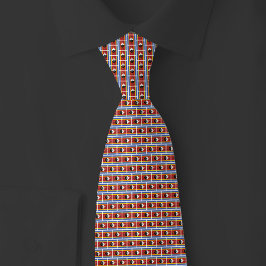 Corbata Eswatini Flag Brick Pattern