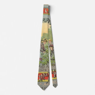 Corbata Etiqueta de producto vintage Art, Wells May Apple